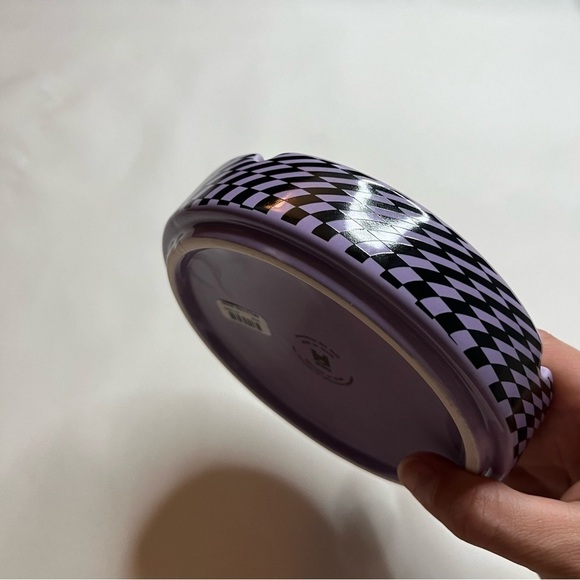 Urban Outfitters Blaze Day Disco Ball Smiley Face Retro Checkerboard Ashtray NWT - Picture 11 of 16